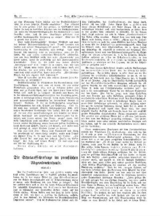 Die Schulaufsichtsfrage im preußischen Abgeordnetenhause : (Schluß)