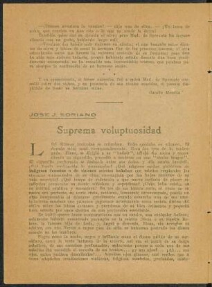 Suprema voluptuosidad