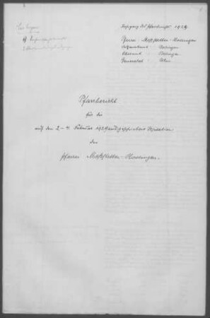 Meßstetten-Hossingen: Pfarrbericht 1929