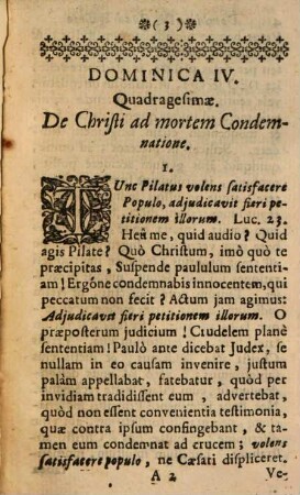 Quadragesima Christo Patienti Sacra, Pars Altera