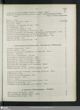 3. Maschinenbau-Wissenschaften. Mechanische Technologie