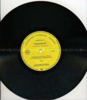 Kassette mit Schallplatten: Aufnahmen volkstümlicher Erzählungen, Platte 3