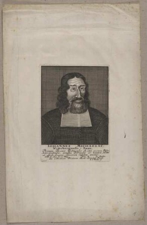 Bildnis des Iohannes Michaelis