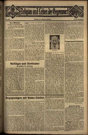 Dritte Ausgabe vom Samstag, den 23. November 1935.