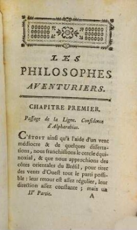Les Philosophes Aventuriers, 2