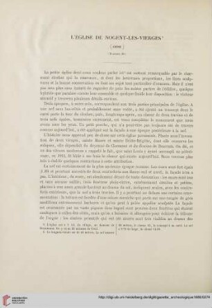 11: L' église de Nogent-les-Vierges : (Oise)