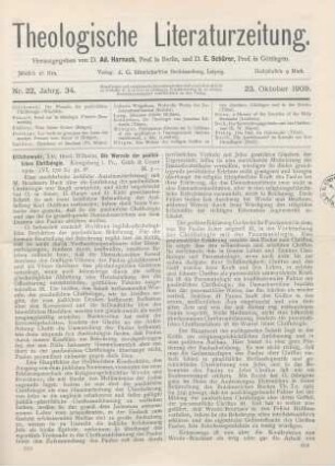 601-603 [Rezension] Olschewski, Wilhelm, Die Wurzeln der paulinischen Theologie