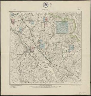 Meßtischblatt 1268 : Lemberg, 1911 : Lemberg. - Aufn. 1909. - 1:25000. - [Berlin]: Reichsamt für Landesaufnahme, 1911. - 1 Kt.