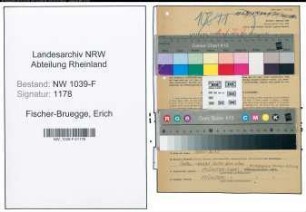 Entnazifizierung Erich Fischer-Bruegge , geb. 28.12.1904 (Chirurg)