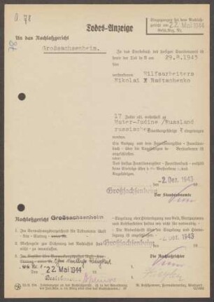 Radtschenko, Nikolai