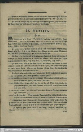 IX. Kapitel. Fuge