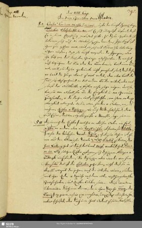 Das XIII. Capitel. Von denen Gerichten derer Wenden