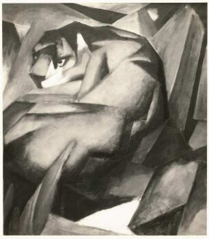 Tiger : Tiger. Gemälde (vor 1916; F. Marc)