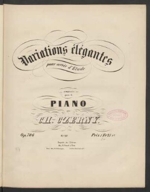 No. XV: Octaves et autres intervalles éloignés : Op: 706. No. 15
