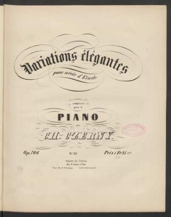 No. XV: Octaves et autres intervalles éloignés : Op: 706. No. 15