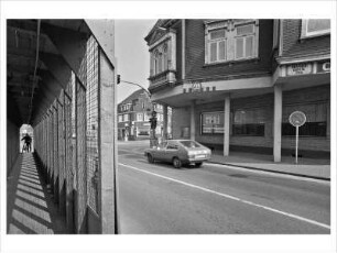 Große Straße, Twistringen, Ortsdurchfahrt B 5, Niedersachsen, BRD, 1984