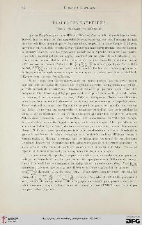 3: Dialectes égyptiens : deux contrats ptolémaiques