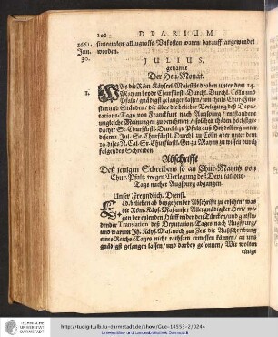 JULIUS. genannt Der Heu-Monat.