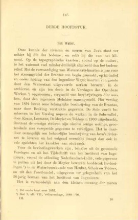 Derde hoofdstuk. Het water