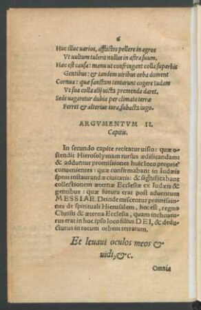 Argumentum II. Capitis.