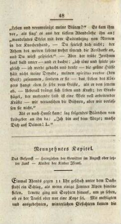 Neunzehntes Kapitel. Das Gespenst ...