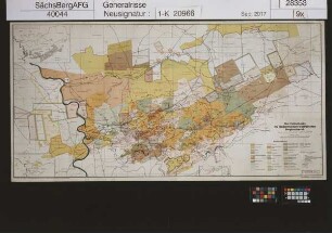 Niederrheinisch - westfälischer Bergbaubezirk; Felderbesitz; 6. verbesserte Auflage
