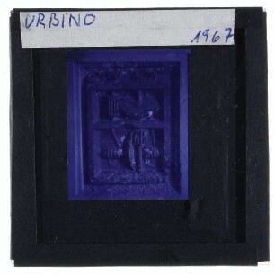 Urbino, Palazzo Ducale : Relief mit Winde
