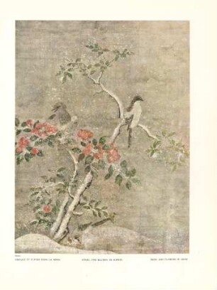 Ritsuo ... Vögel und Blumen im Schnee ...