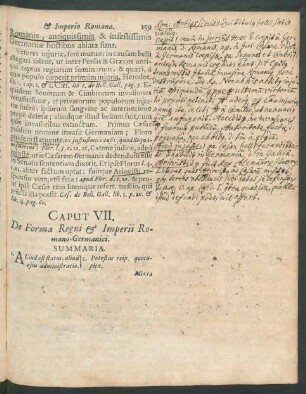 Caput VII. De Forma Regni & Imperii Romano-Germanici.