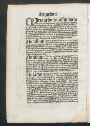 Circa arborem affinitatis nota ...