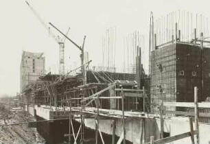 Dresden, Prager Str. Baustelle, 1966