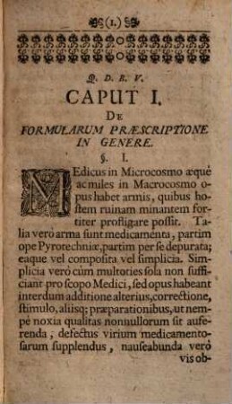 Joannis Philippi Eyselii, ... Compendium de formulis medicis praescribendis : secundum methodum Caspari Crameri ... concinnatum ; opusculum multa experimenta jucundiora eaque arcaniora continens ac junioribus practicis maxime utile