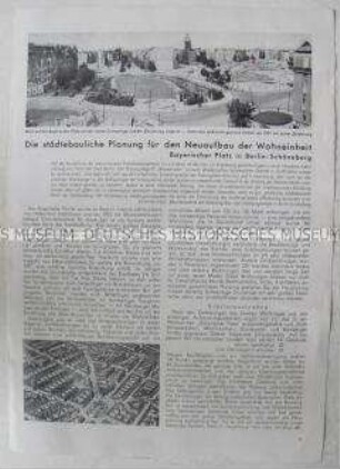 Sonderdruck zur Stadtentwicklung in Berlin (West)
