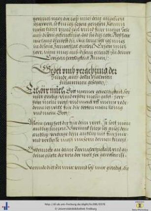 [187v - 197r] Aus den Psalmen gezogene Gebete.