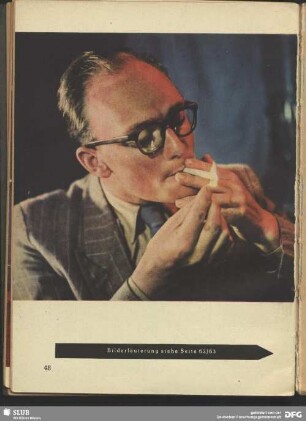 Mann mit Zigarette
