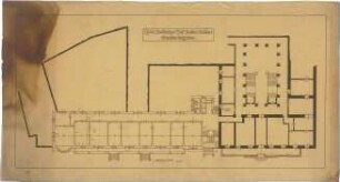 Billing, Hermann; Baden-Baden, Lange Str. 47; Hotel Badischer Hof, Erweiterungsbau - Grundriss 1. OG