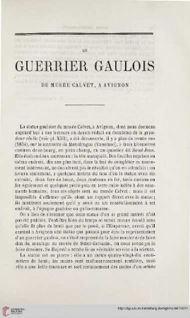 N.S. 16.1867: Le guerrier gaulois du Musée Calvet, à Avignon