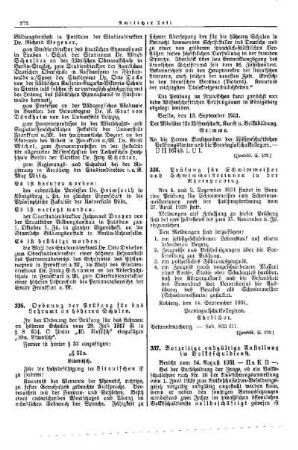 Vorzeitige endgültige Anstellung im Volksschuldienst : [Amtlicher Teil]