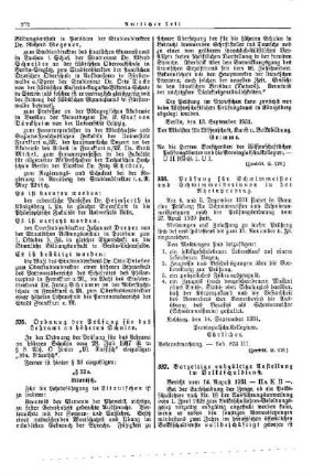Vorzeitige endgültige Anstellung im Volksschuldienst : [Amtlicher Teil]