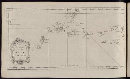 Nouvelle Carte des Isles Carolines.