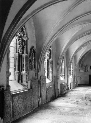 Regensburg. Dom Sankt Peter (1260/1310, 1350/1550 und 1859/1869). Kreuzgang