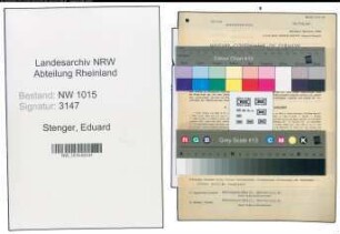 Entnazifizierung Eduard Stenger , geb. 01.01.1888 (Stadtinspektor)