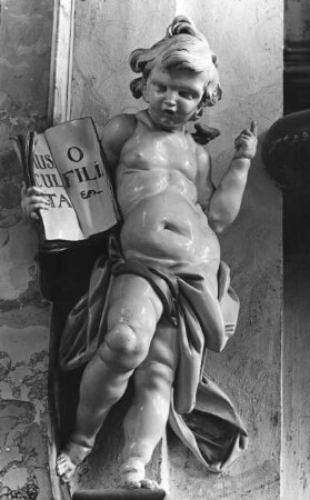 Birnau, AM Bodensee, Wallfahrtskirche 1746-1750, Putte von Jos.-Anton Feuchtmayer 1750 vom Benediktus-Altar