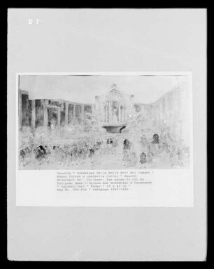 Les noces du duc de Polignac dans l'église des Gradenigo . Carpenedo