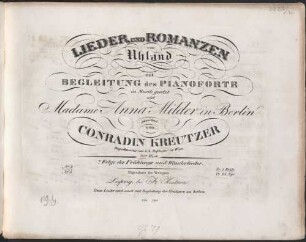 Lieder und Romanzen von Uhland : mit Begleitung des Pianoforte ; 70.tes Werk, 1