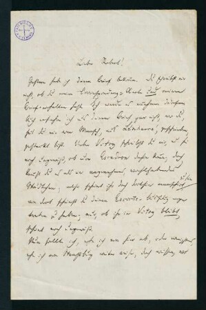 Brief vom 28. März 1871