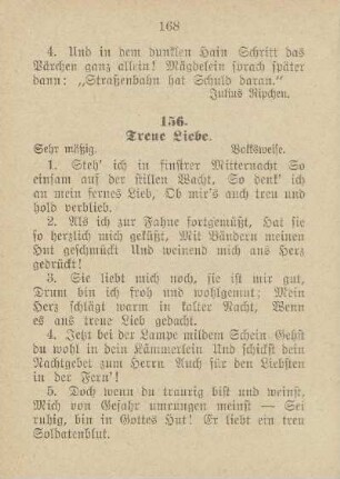 156. Treue Liebe