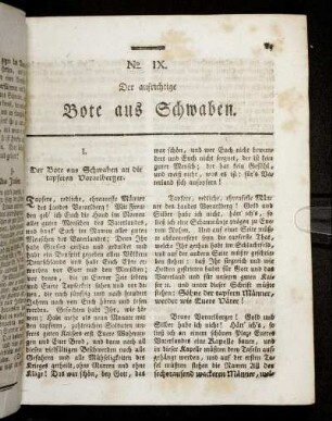 No. IX. [Den 5ten Juni 1799.]