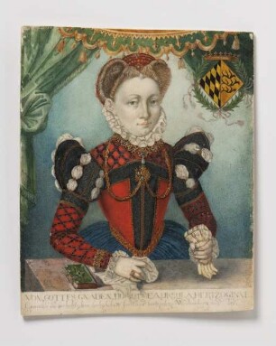 Miniaturbildnis der Herzogin Dorothea Ursula von Württemberg