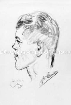 Bildnis des Boxers Adolf Heuser